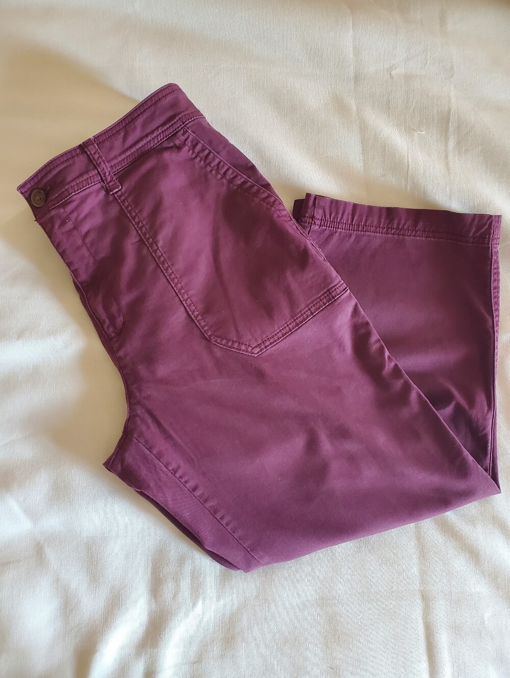 Gap Women's Girlfriend Khaki in Plum-12 Petite